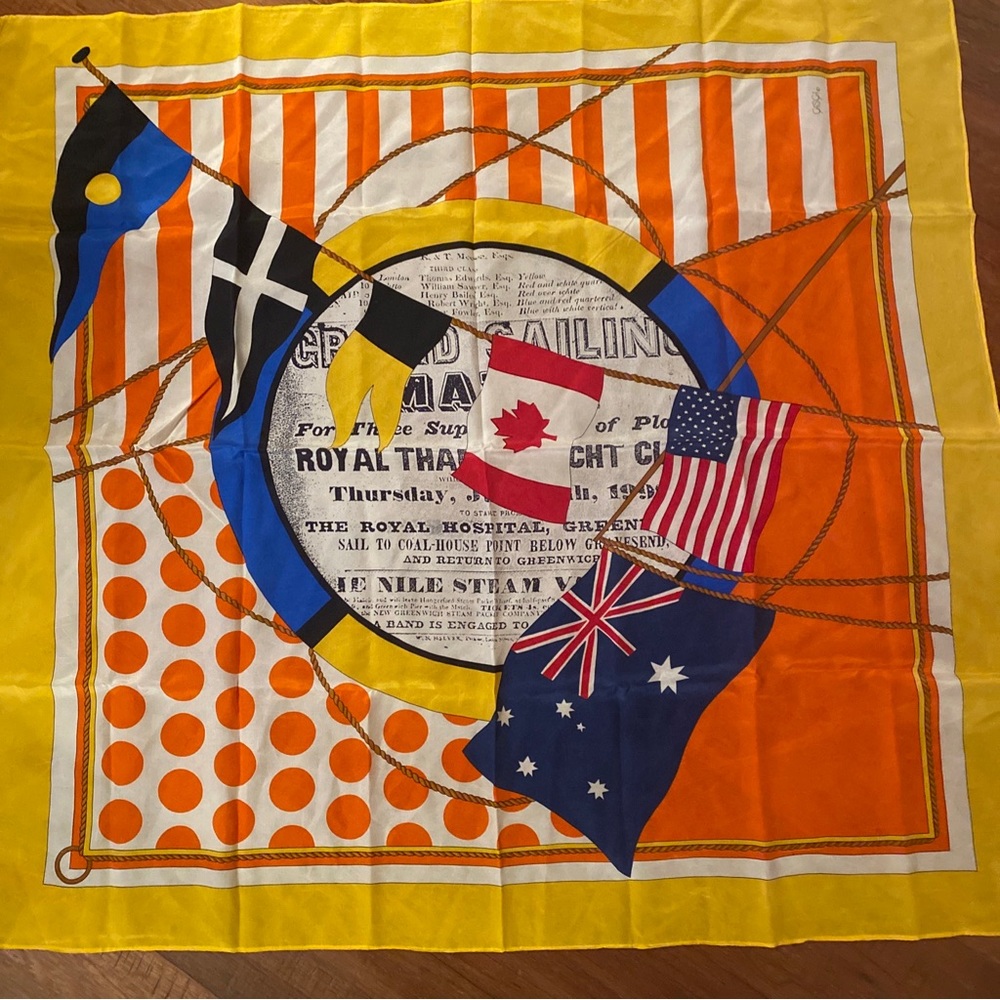 Vintage Casca Flag Scarf